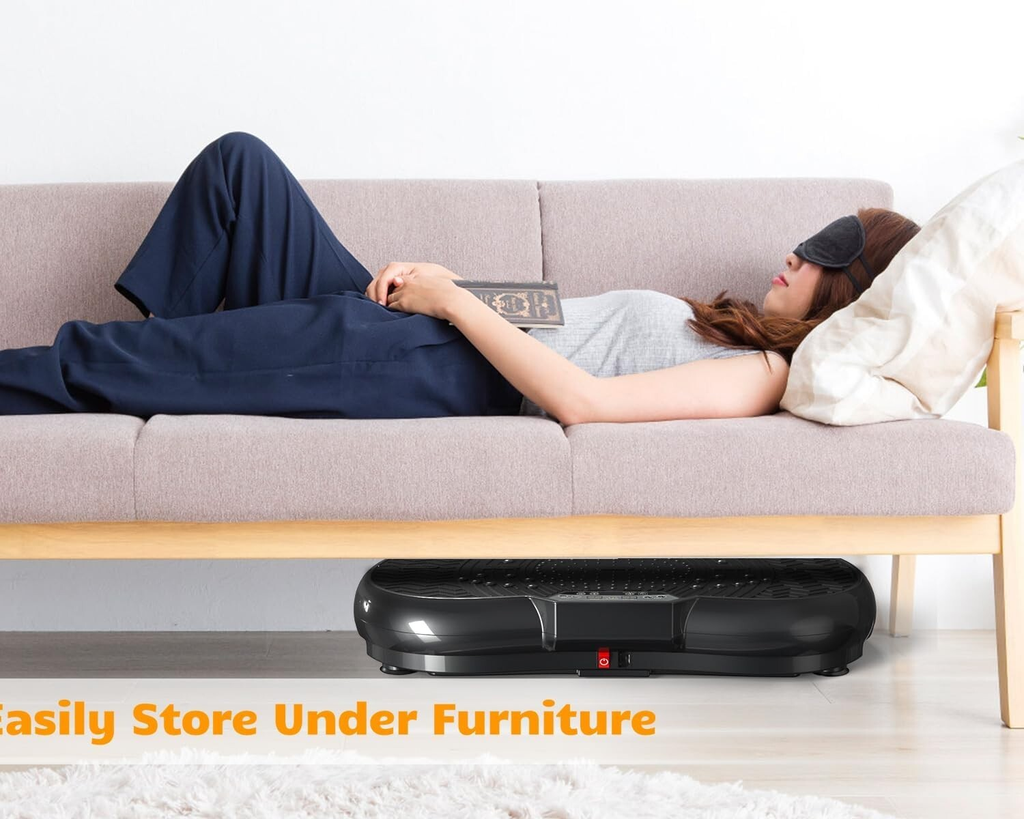 Vibration Plate Exercise Machine Home Workout Equipment & Body Shaper Massager - MOSKBITE
