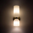 Modern Glass Wall Lamp – Dual LED Light Fixture for Hallways and Bedrooms
