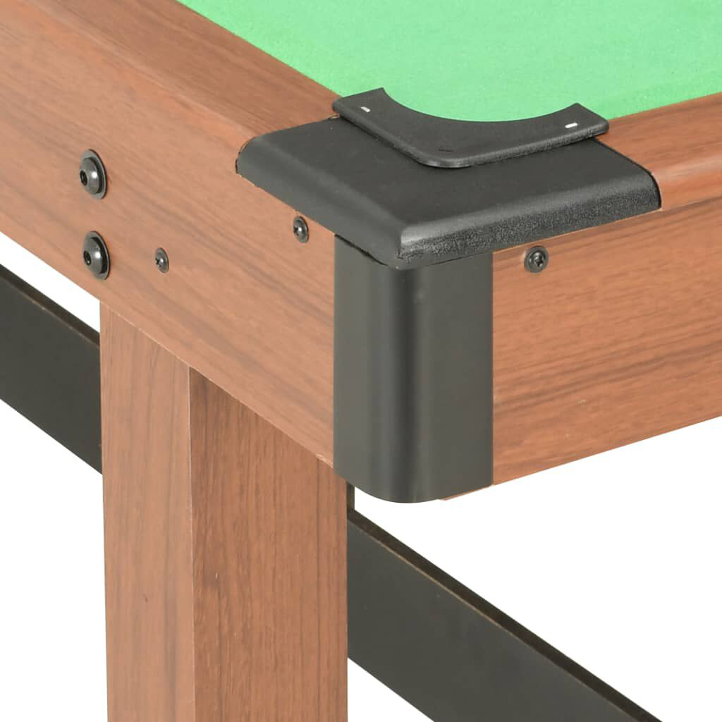 Feet Billiard pool Table 122x61x76 cm Brown - MOSKBITE