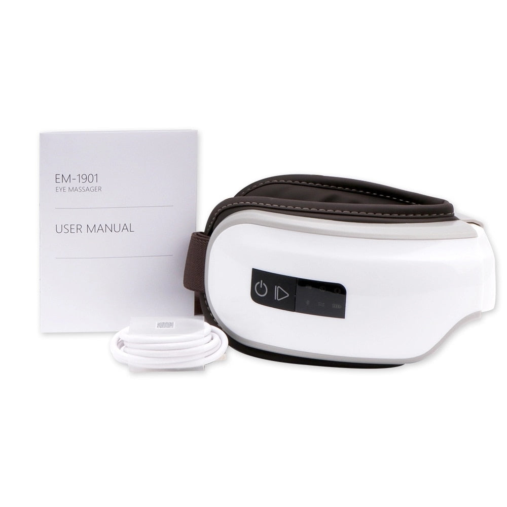 Foldable Electric Bluetooth Eye Massager Glasses - MOSKBITE