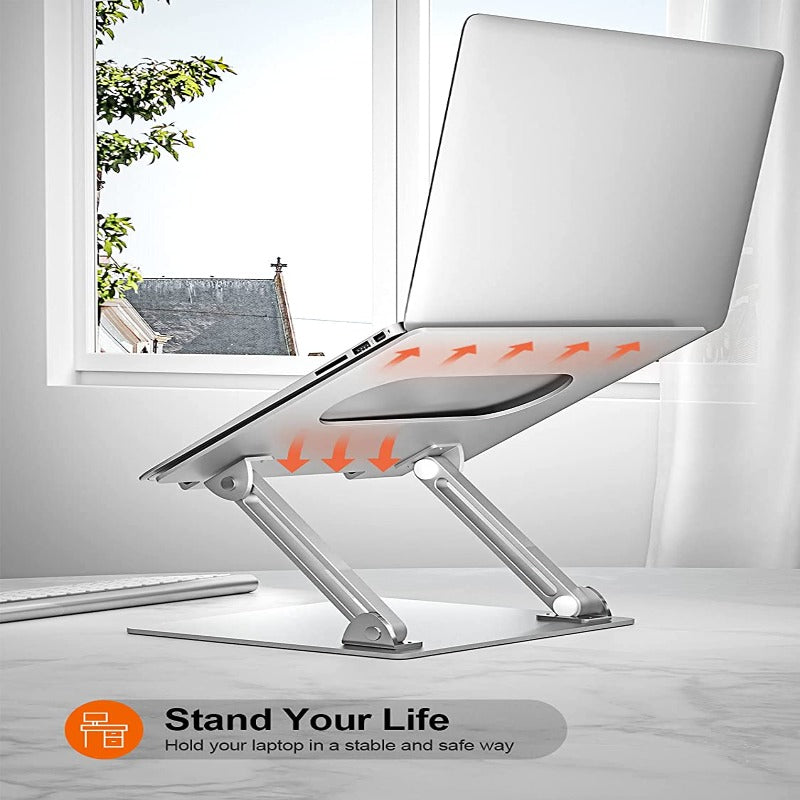 Laptop Stand, Foldable Portable Aluminum Laptop Holder - MOSKBITE