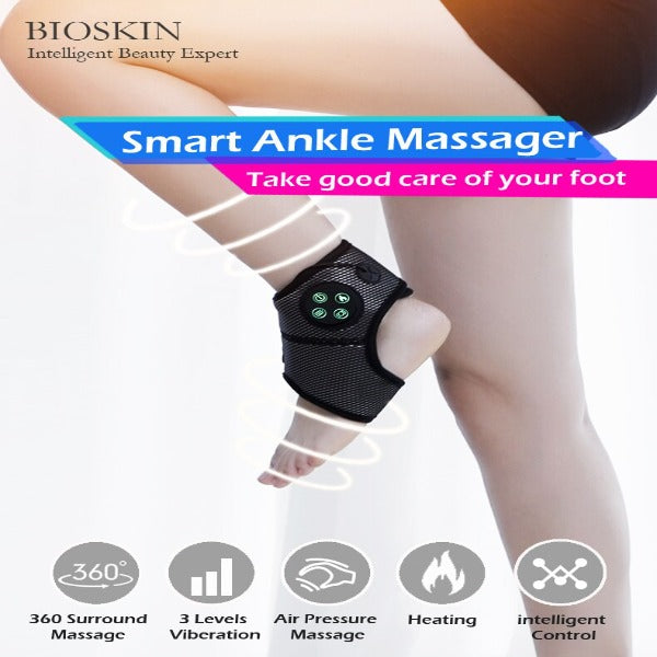 Foot Pain Relief Electric Ankle Compression Massager - MOSKBITE