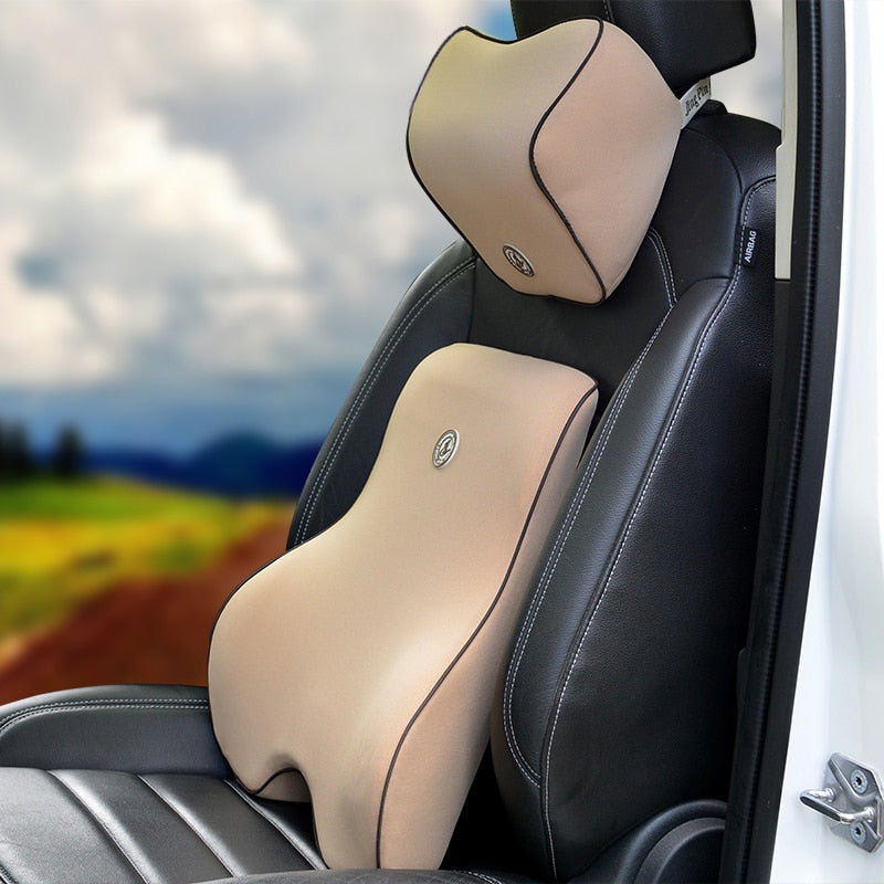 Car Seat Pillow Back Support Waist Cushion - MOSKBITE