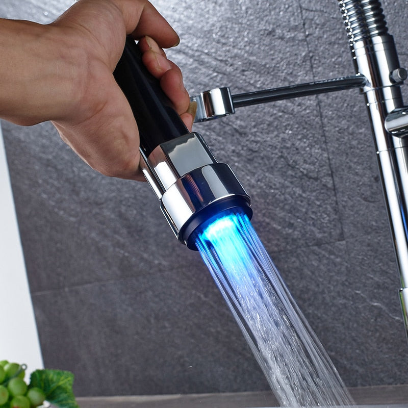 Kitchen Taps LED Light Kitchen Water Faucet - MOSKBITE