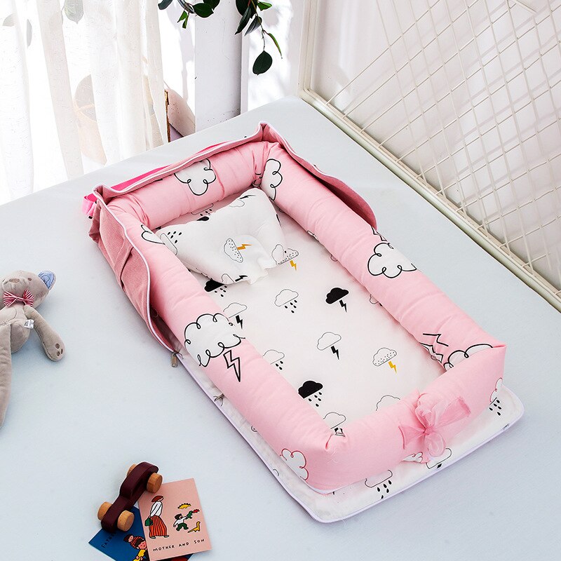 Baby Crib Toddler Bed Portable Bassinet - MOSKBITE