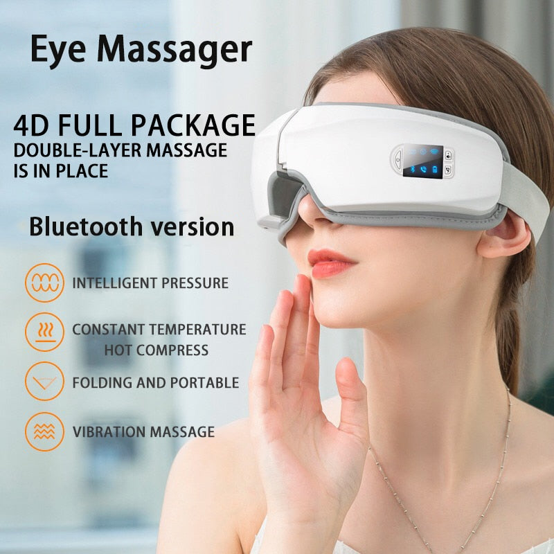 Eye Massager  Heating Bluetooth Music Relieves Fatigue And Dark Circles - MOSKBITE