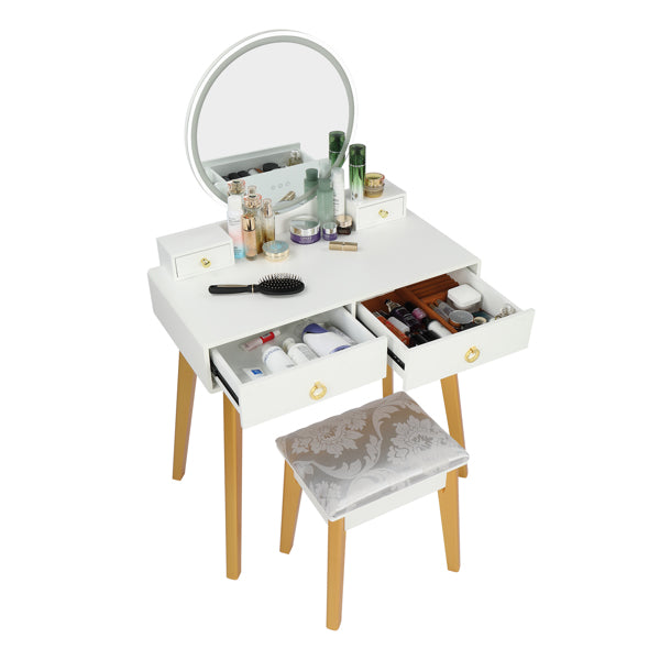 Luxury Real Wood Simple Makeup Dressing Table - MOSKBITE
