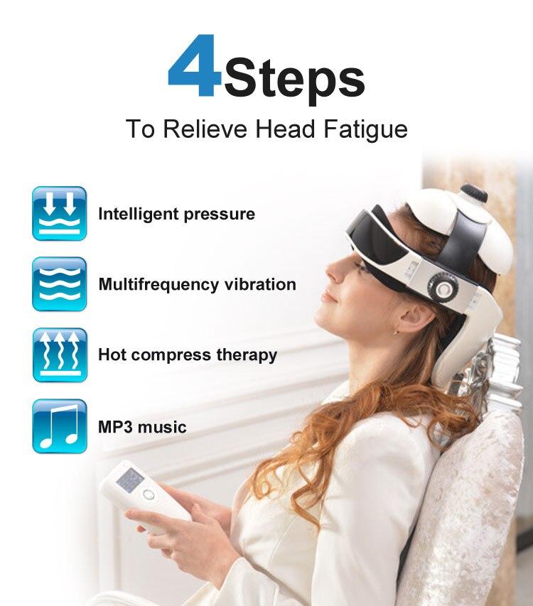 Electric Head Neck Massager Far Infrared Heating Vibration - MOSKBITE